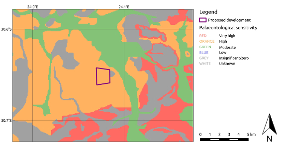 Palaeosensitivity map